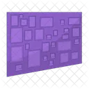 Stickers board  Icon