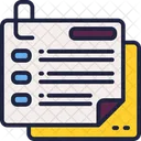 Sticky Note Paper Icon