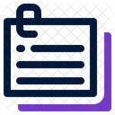 Sticky Note Thumbtack Icon
