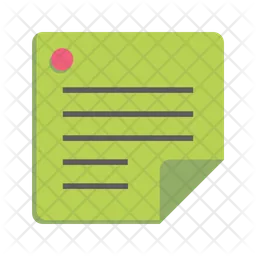 Sticky note  Icon