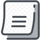 Sheet Document List Icon