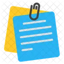Sticky Note Note Note Design Icon