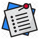 Sticky Note Note Note Design Icon