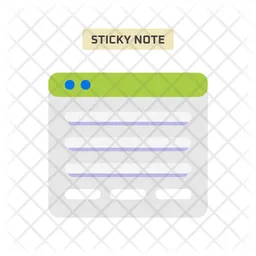 Sticky Note  Icon