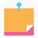 Sticky Note Reminders Colorful Icon