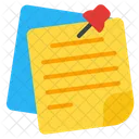 Sticky Note Note Note Design Icon