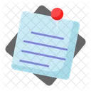 Notes Attachment Sticky Icon