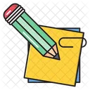 Sticky Notes Write Icon
