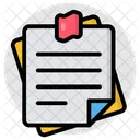 Sticky Notes Papers Notecard Icon