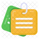 Sticky Notes Note Papers Writing Notes Icon