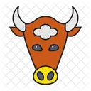 Stier Gesicht Tier Symbol