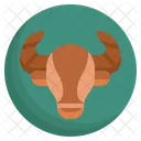 Stier Stier Seitenansicht Symbol