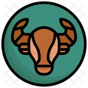 Stier Stier Seitenansicht Symbol