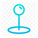 Standortzeiger Standortstift Endpunkt Symbol