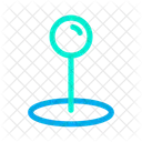 Standortzeiger Standortstift Endpunkt Symbol