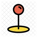 Standortzeiger Standortstift Endpunkt Symbol