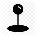 Standortzeiger Standortstift Endpunkt Symbol