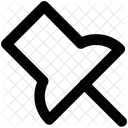 Pin Push Navigation Symbol