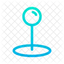 Standortzeiger Standortstift Endpunkt Symbol