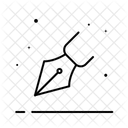 Stiftspitze Stift Fullfederhalter Symbol