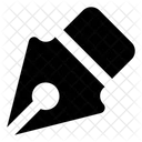 Stiftspitze Fullfederhalter Schreibfeder Symbol