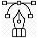 Stiftspitze Fullfederhalter Stift Symbol