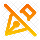 Stiftfeder Schragstrich Symbol