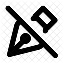 Stiftfeder Schragstrich Symbol