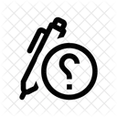 Stift Spitzen Gespiegelt Symbol