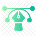 Stiftwerkzeug Stift Vektor Symbol