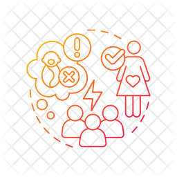 Stigma and bias  Icon