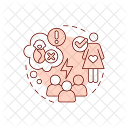 Stigma and bias  Icon