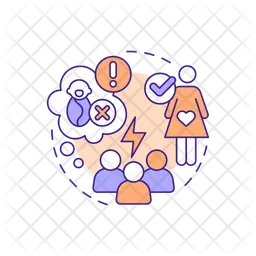 Stigma and bias  Icon