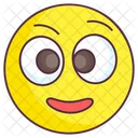 Gedampftes Emoji Gedampfter Gesichtsausdruck Emotag Symbol