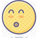 Stilles Emoji Stilles Gesicht Still Symbol