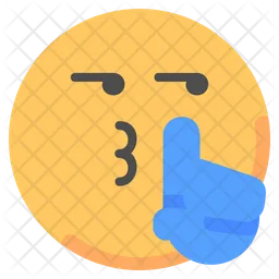 Schweigen Emoji Symbol