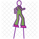 Stilts Walker Shilt Icon