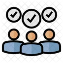 Zustimmen Diskussion Genehmigen Symbol