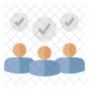 Zustimmen Diskussion Genehmigen Symbol