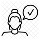 Zustimmen Symbol