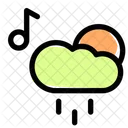 Stimmungsmusik Cloud Musik Online Musik Icon