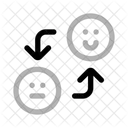 Stimmung Stimmungsschwankungen Geisteshaltung Symbol