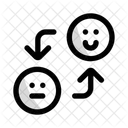Stimmung Stimmungsschwankungen Geisteshaltung Symbol