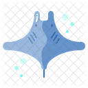 Sting Ray Animal Ocean Icon