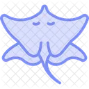 Stingray Ocean Marine Icon