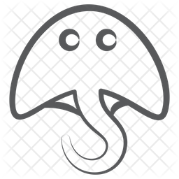 Stingray Fish Icon