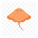Stingray Butterfly Fish Icon