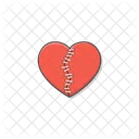 Stitched Broken Love Icon
