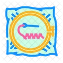 Stitches Embroidery Hobby Icon