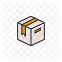 Stock Delivery Box Parcel Icon